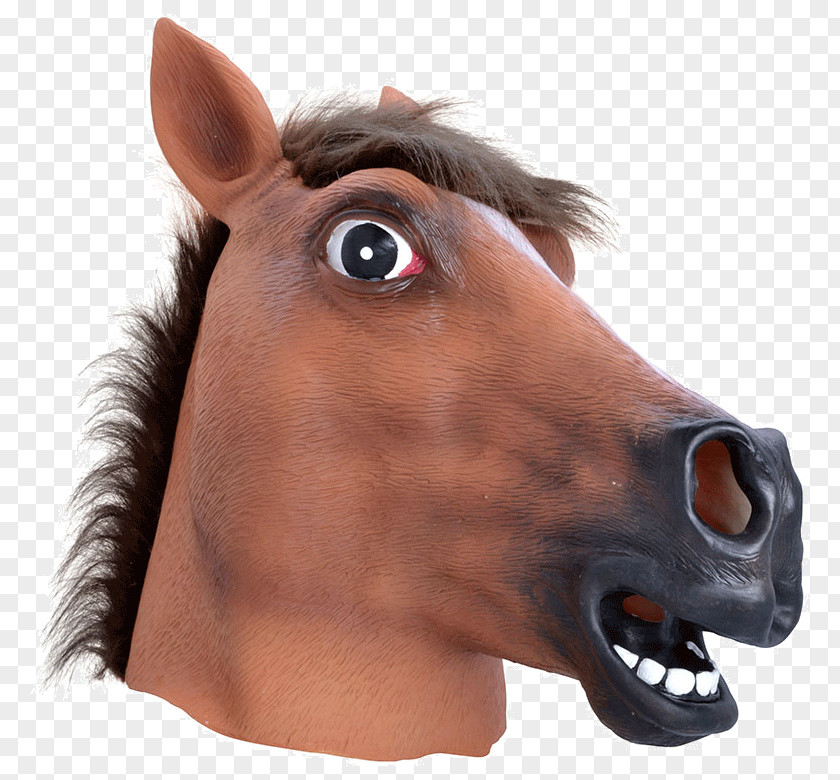 Horse Head Mask Costume Party PNG