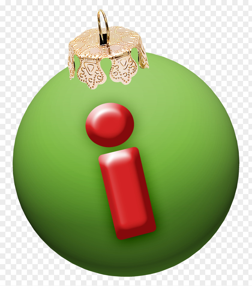 I Christmas Letter PNG