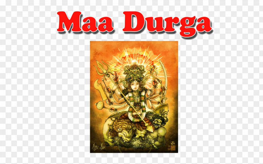 Maa Durga Font PNG