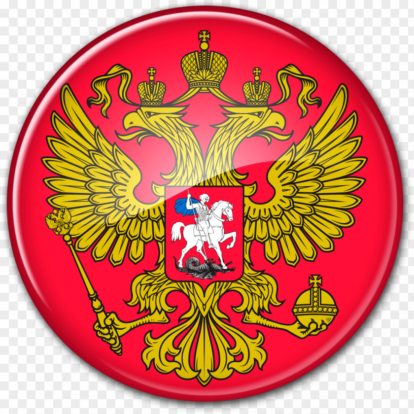 Russia Coat Of Arms Double-headed Eagle PNG