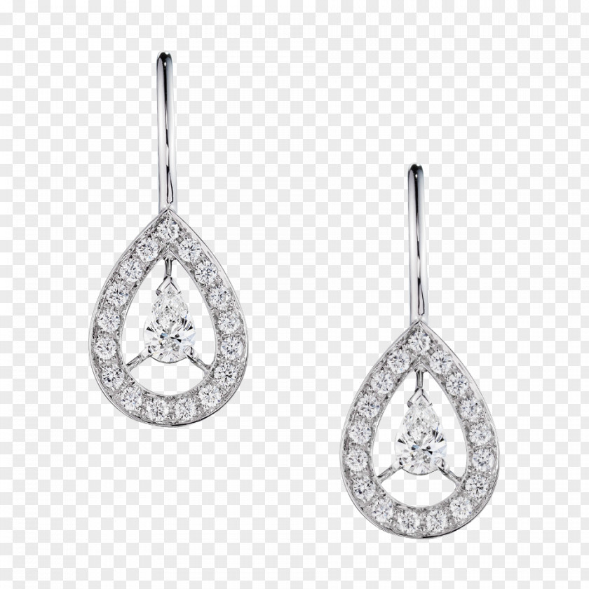 Floating Stones Earring Boucheron Jewellery Diamond PNG