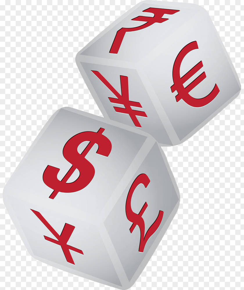 Hand-drawn Vector Currency Symbol Dice Royalty-free Illustration PNG
