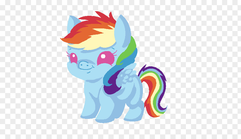 Horse Pony Rainbow Dash Art PNG