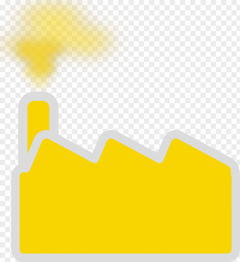 YELLOW Factory Building Clip Art PNG
