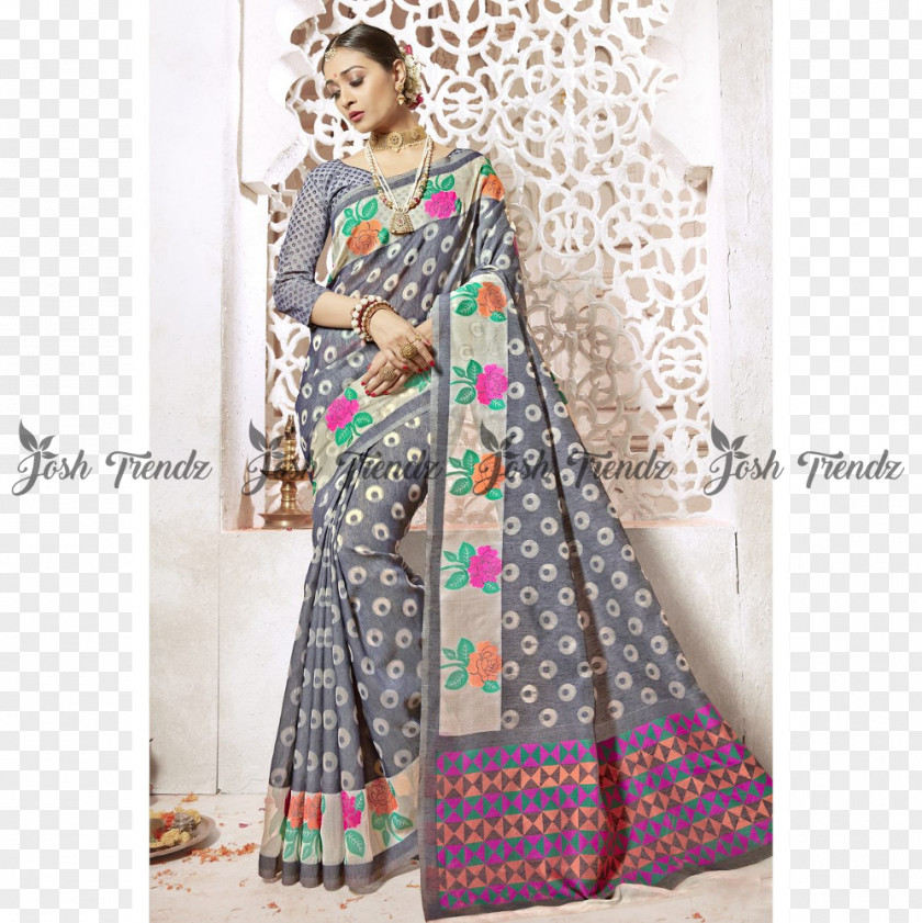 Banarasi Sari Art Silk Textile Clothing PNG