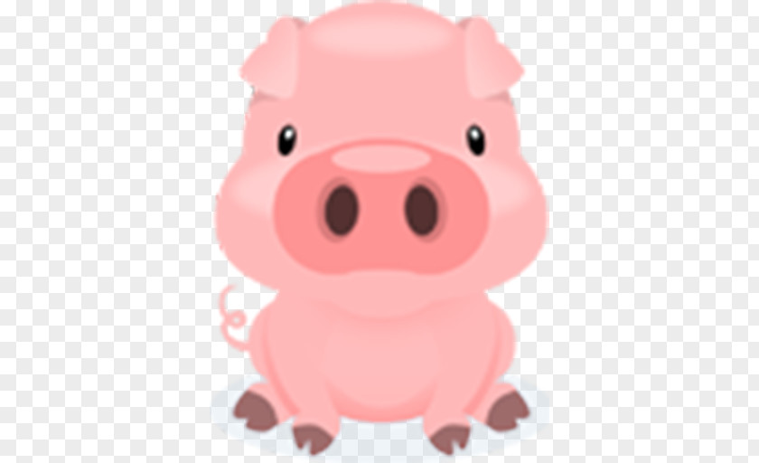 Pig Miniature Emoticon PNG