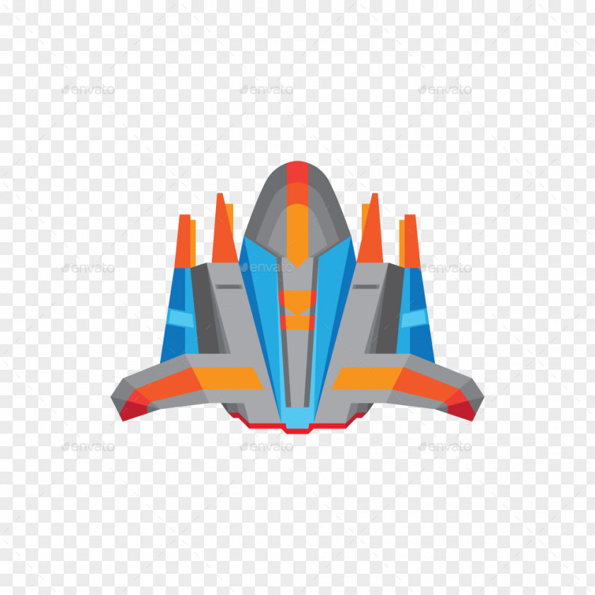 Spaceship Sprite Spacecraft Pixel Art PNG