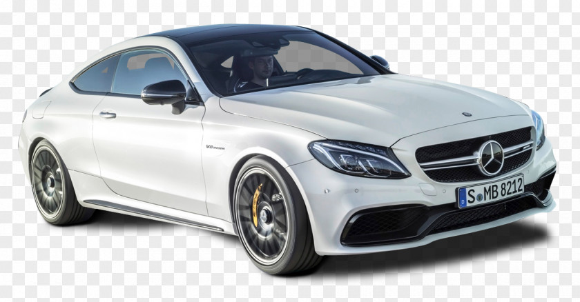 White Mercedes AMG C63 S Coupe Car 2016 Mercedes-Benz C-Class International Motor Show Germany Sport Utility Vehicle PNG