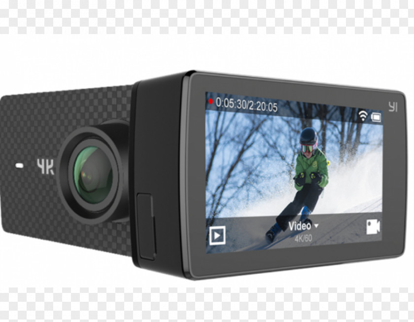Camera 4k YI Technology 4K+ Action 4K Resolution PNG