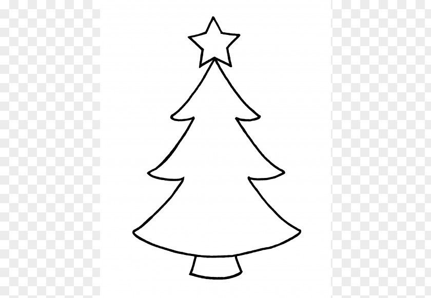 Christmas Cliparts Outline Tree Clip Art PNG