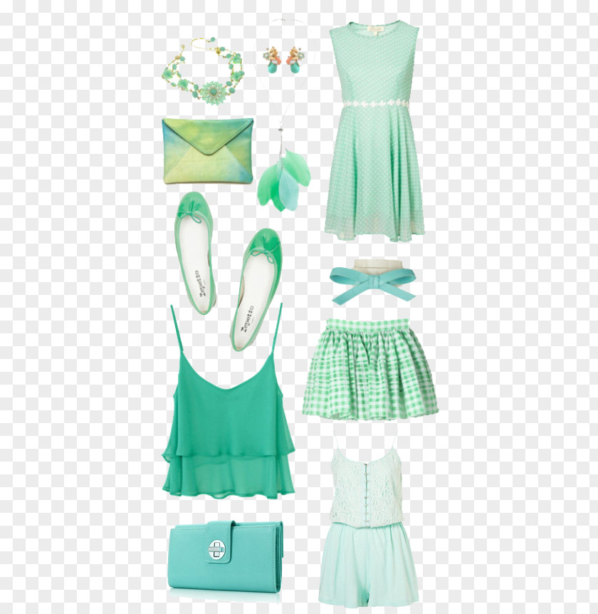 Fresh Blue Dress Designer Fashion PNG