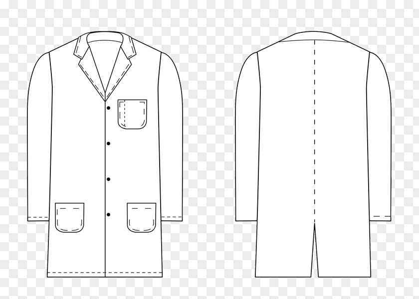 Lab Coat Clothing Drawing Shirt Pattern PNG