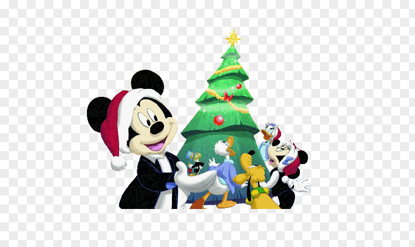 Mickey Mouse Donald Duck Daisy Minnie Christmas PNG