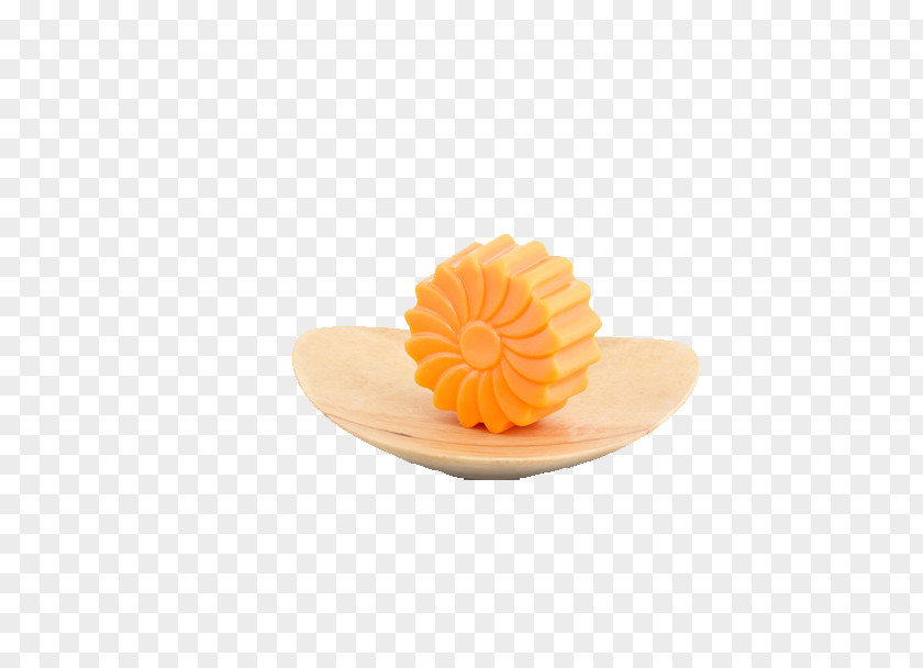 Moon Cake Petal Orange PNG