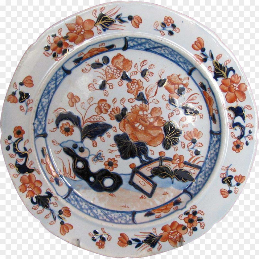 Porcelain Plate Letinous Edodes Ironstone China Ceramic Willow Pattern PNG