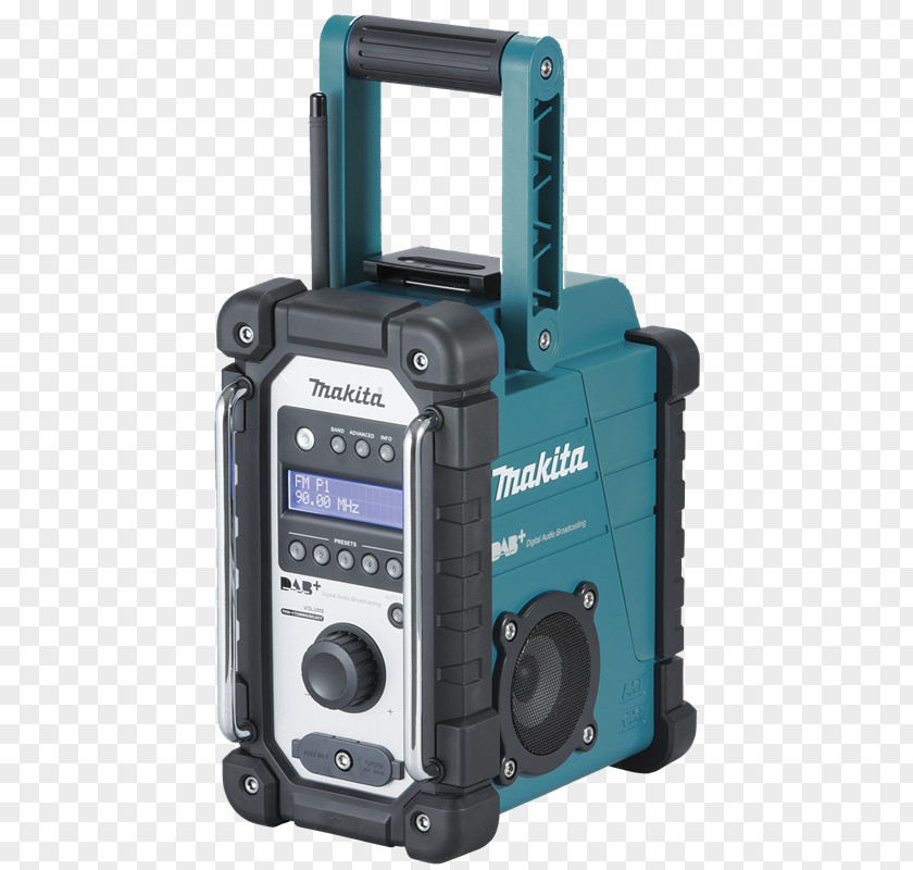 Radio Makita Digital Audio Broadcasting Tool Cordless PNG