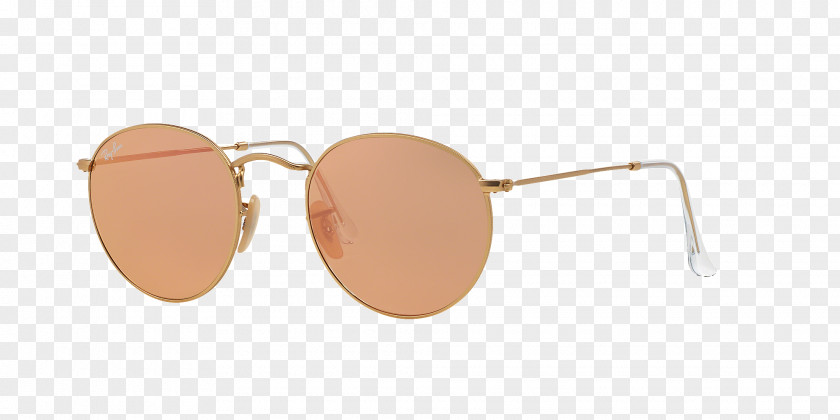 Sunglasses Ray-Ban Round Metal Double Bridge PNG