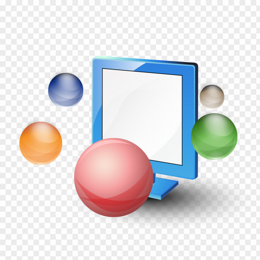Circular Pattern Front Of The Computer Desktop Wallpaper Download Clip Art PNG