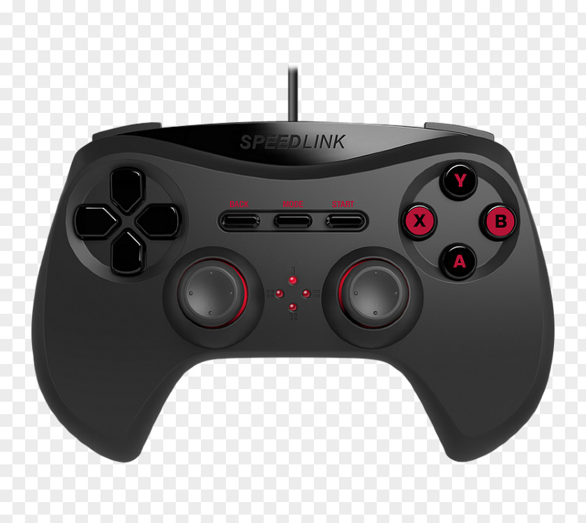 Gamepad PlayStation 3 Black Game Controllers Xbox 360 Controller PNG