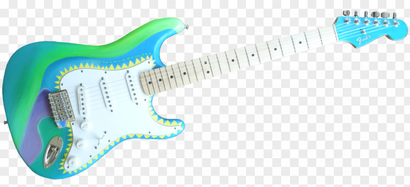 Hand-painted Guitar Electric PNG