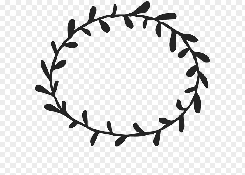 Olive Wreath Leaf Branch Circle Clip Art PNG
