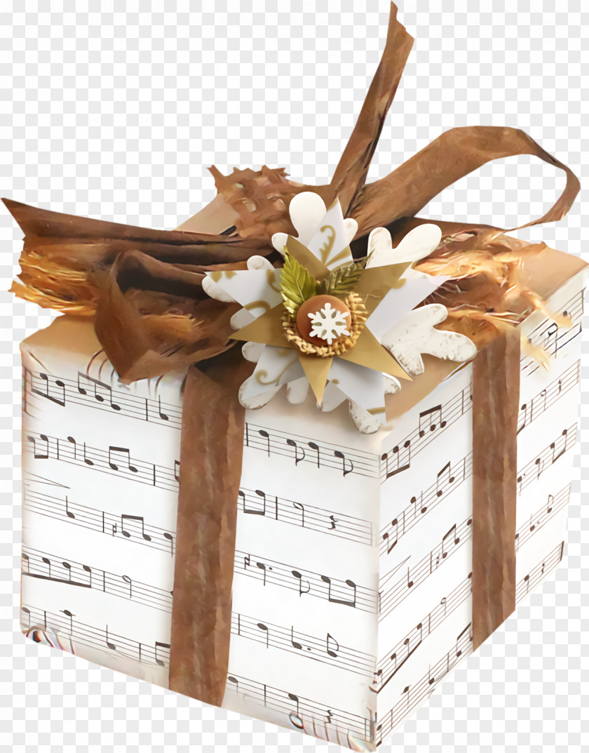 Basket Paper Christmas Gift New Year PNG