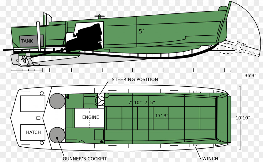 Boat Normandy Landings LCVP Landing Craft LCPL PNG