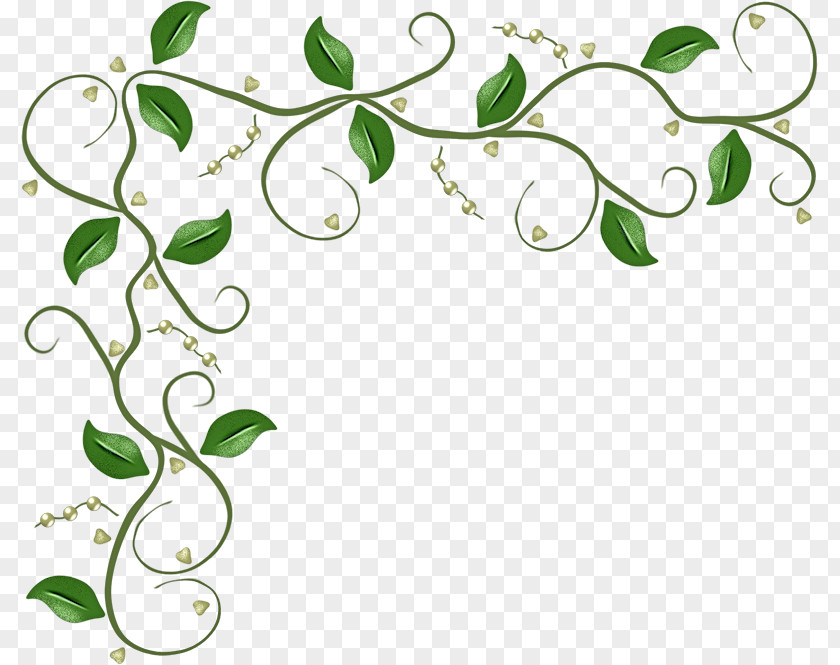 Saint Patricks Paper Vine Clip Art PNG