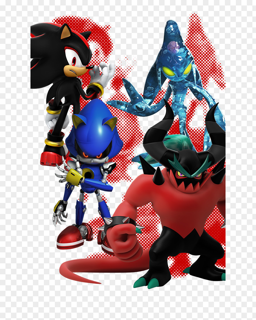 Buff Sonic Forces Chaos The Hedgehog Lost World Metal PNG