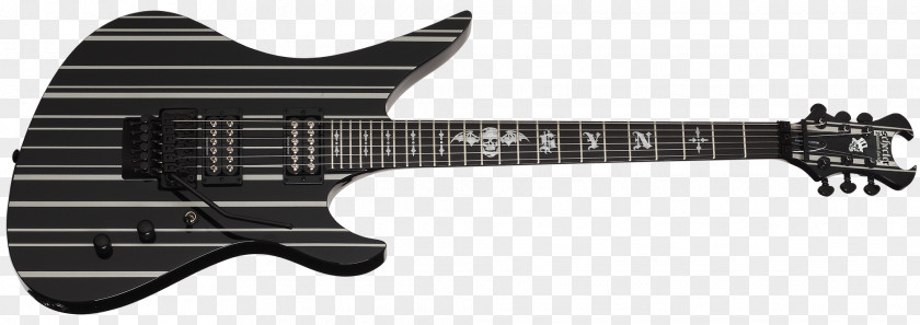 Electric Guitar Schecter Research Synyster Gates Floyd Rose PNG