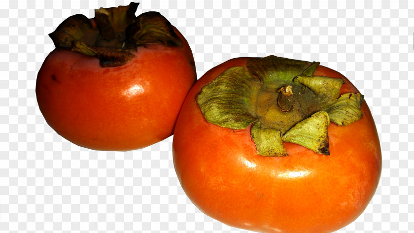 Persimmon Persimmons Food Vegetarian Cuisine Fruit PNG