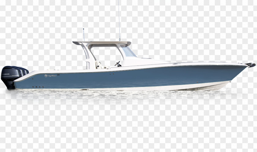 Blue Stripes Motor Boats Hull Center Console Outboard PNG