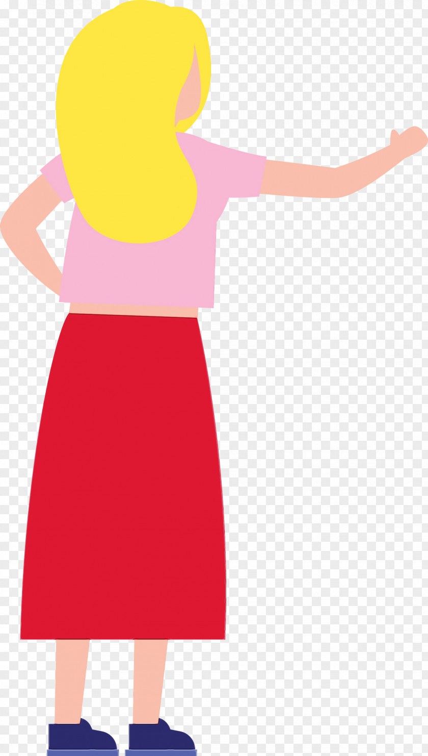 Dress Text Pink M Abdomen Line PNG