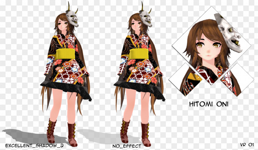 Hannya Costume Design PNG