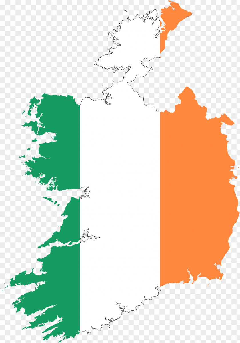 Irish Flag Of Ireland World Map PNG