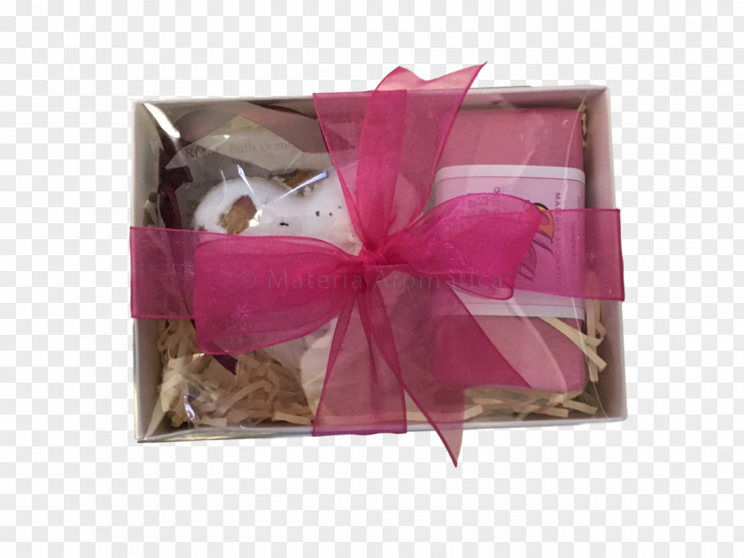 Moon Cake Gift Box Magenta Petal Pink M PNG