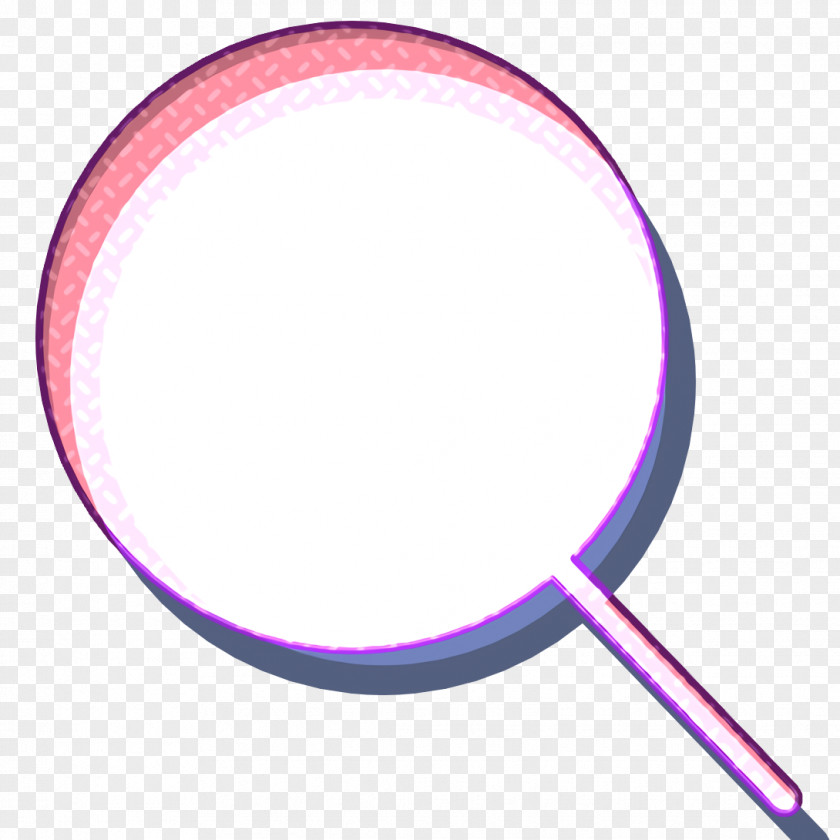 Neon Purple Essential Icon Zoom Out PNG