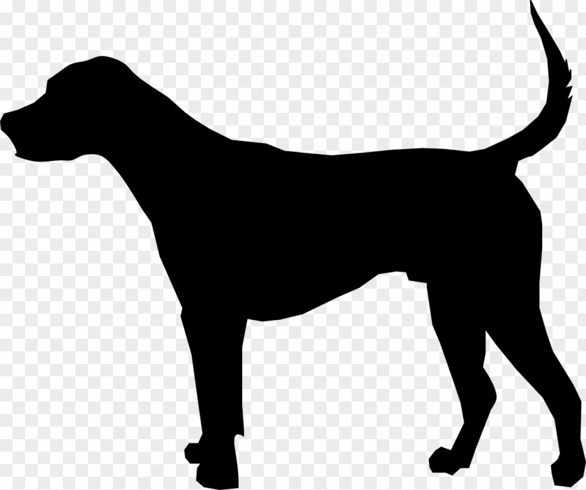 Silhouette English Foxhound American Clip Art PNG