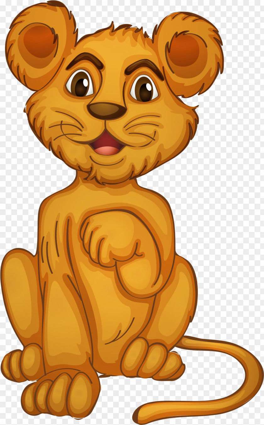 Animal Figure Cartoon Lion PNG