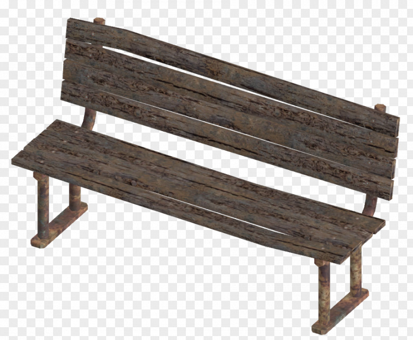 Bench Table Chair Wood PNG