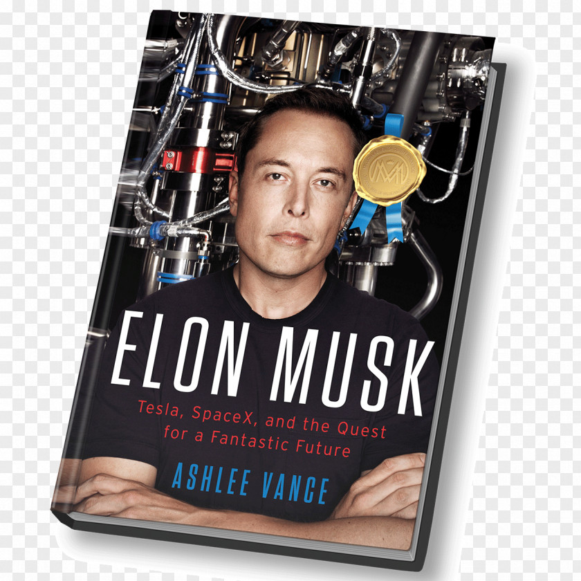 Book Elon Musk: Tesla, SpaceX, And The Quest For A Fantastic Future Tesla Motors PNG