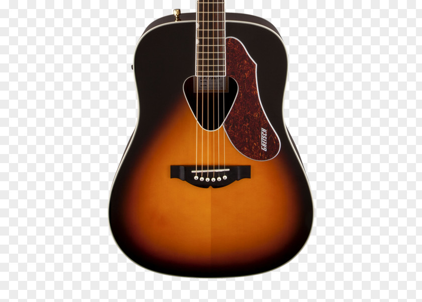 Electric Guitar Sunburst Acoustic Dreadnought PNG