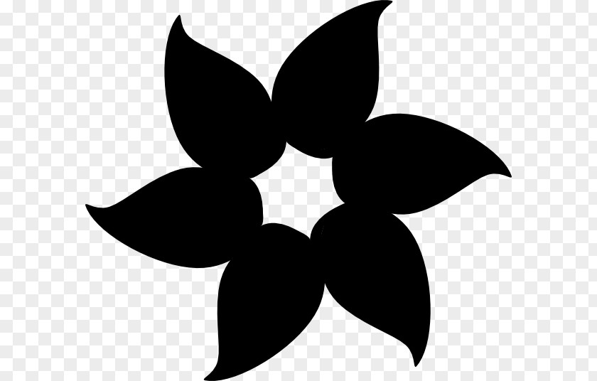 Mixture Cliparts Flower Black Clip Art PNG