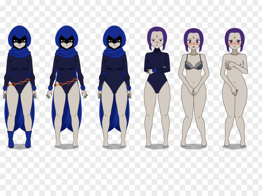 Raven Arella Teen Titans Beast Boy Character PNG