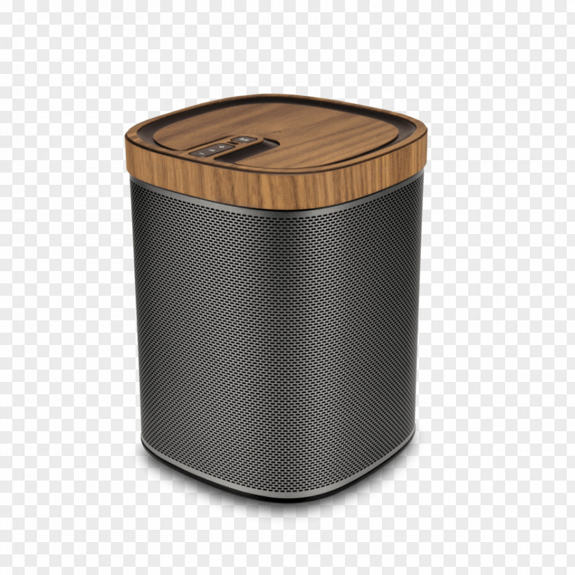 Walnut Wood Sonos PLAY:1 One Loudspeaker Audio PNG