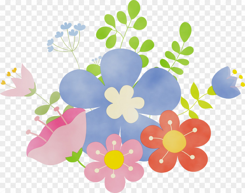 Wildflower Petal Floral Design PNG