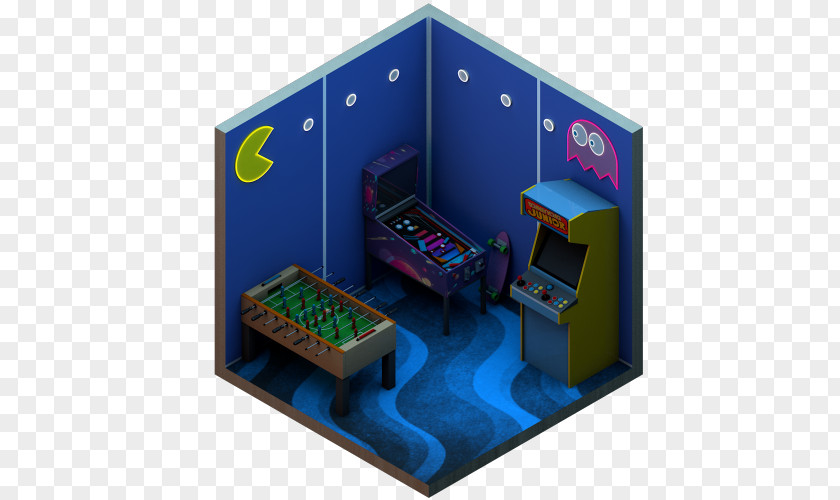 80s Arcade Games Low Poly Isometric Graphics In Video And Pixel Art Digital Cinema 4D PNG