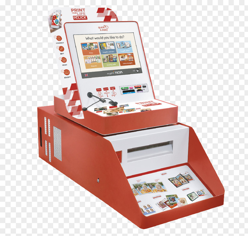 Mitsubishi Paper Kiosk Printing Retail PNG