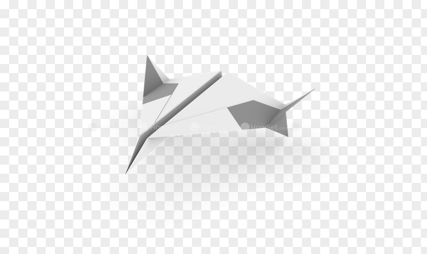 Airplane Paper Plane Origami Model PNG