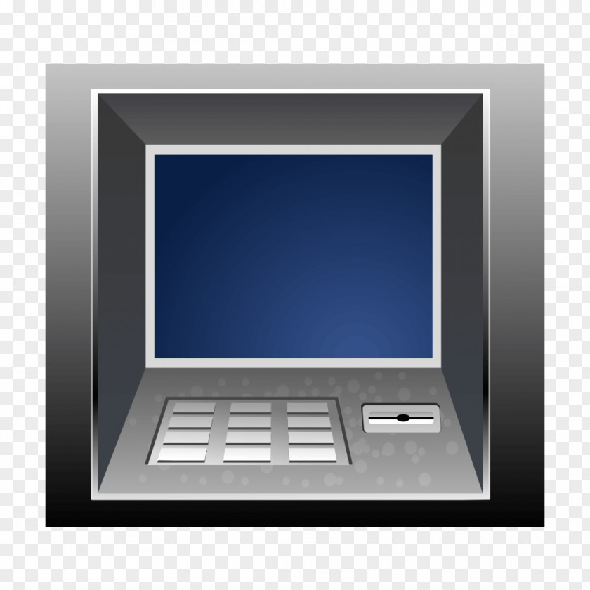 ATM Automated Teller Machine Computer Monitor Icon PNG